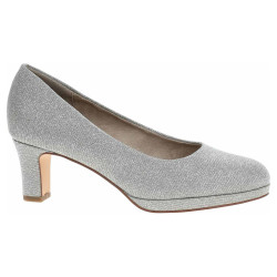 Dámska spoločenské topánky Jana 8-22480-42 silver glitter