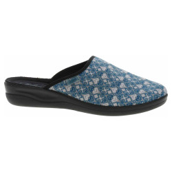 Dámske domáce papuče Befado 551D004 modrá