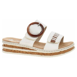 Dámske papuče Rieker 62993-80 weiss