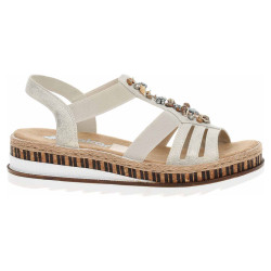 Dámske sandále Rieker V7949-90 gold