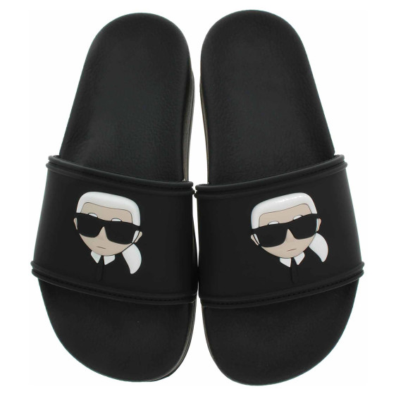 detail Karl Lagerfeld dámské plážové KL80805A V00 Black Rubber