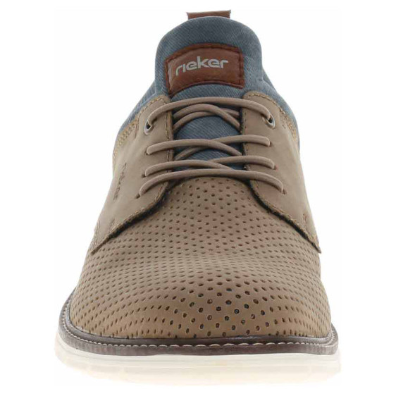 detail Pánske poltopánky Rieker 14450-64 beige