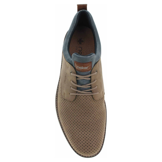 detail Pánske poltopánky Rieker 14450-64 beige