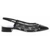 náhľad Dámske lodičky Karl Lagerfeld KL40153 M0S black mesh