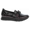 náhľad Dámske mokasiny Rieker 49051-35 bordo-black