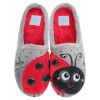 náhľad Dámske domáce papuče Medi Line 1121-024 grey-red