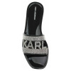 náhľad Dámske papuče Karl Lagerfeld KL80005S V0S black rubber w-silver