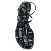 náhľad Karl Lagerfeld dámské plážové KL80002G V01 black rubber w-white