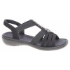 náhľad Dámske sandále Rieker 60806-00 schwarz