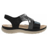 náhľad Dámske sandále Rieker 64889-00 schwarz