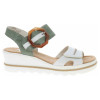 náhľad Dámske sandále Rieker 67476-81 grun kombi