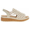 náhľad Dámske sandále Rieker 62741-60 beige