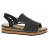 náhľad Dámske sandále Rieker 62941-00 schwarz