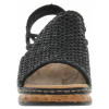náhľad Dámske sandále Rieker 62941-00 schwarz