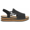 náhľad Dámske sandále Rieker 62941-00 schwarz