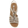 náhľad Dámske sandále Rieker V0649-62 beige