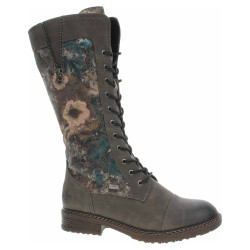 Dámske čižmy Rieker 94731-90 rauch-multi
