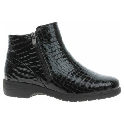 Dámske poločižmy Caprice 9-25305-41 black croco
