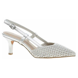 Dámska spoločenské topánky Marco Tozzi 2-29667-46 silver