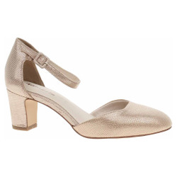 Dámska spoločenské topánky Tamaris 1-24412-41 light gold struct