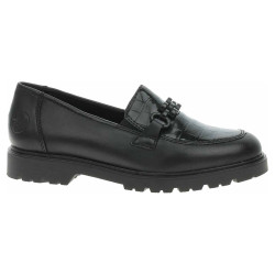 Dámske mokasiny Rieker 45561-01 schwarz