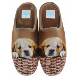 Dámske domáce papuče Medi Line 140-025 hnědá