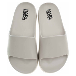 Dámske plážové papuče Karl Lagerfeld KL86000 VGT off white eco