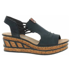 Dámske sandále Rieker 68175-14 blau