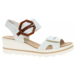 Dámske sandále Rieker 67476-83 weiss kombi