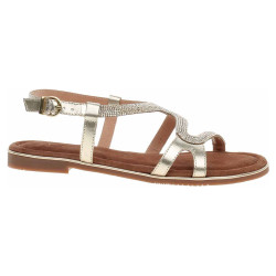 Dámske sandále Marco Tozzi 2-28143-42 gold comb