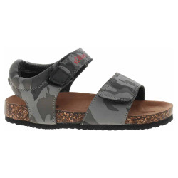 s Oliver chlapecké sandály 5-38400-28 black comb