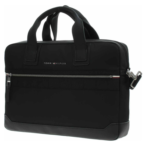 detail Tommy Hilfiger taška na notebook AM0AM11574 BDS Black