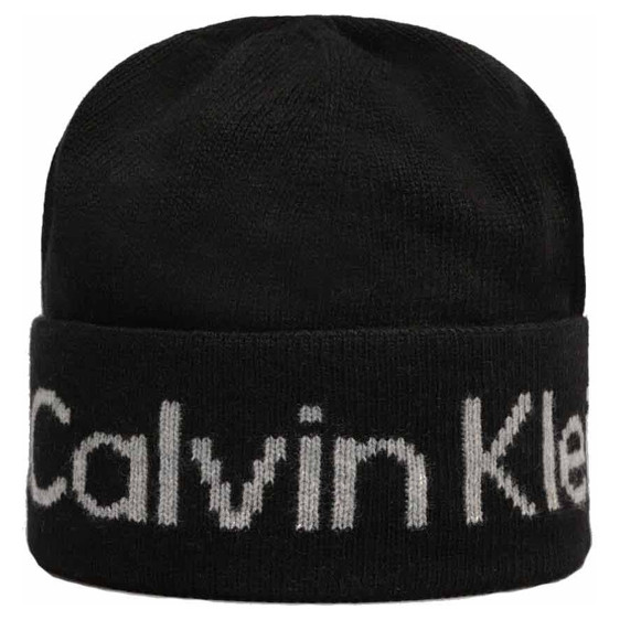 detail Calvin Klein dámská čepice K60K611151 BAX Ck Black