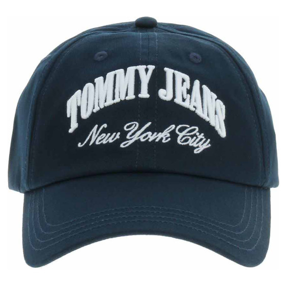 detail Tommy Hilfiger dámská kšiltovka AW0AW15959 C1G Dark Night Navy