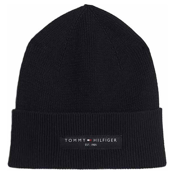 detail Tommy Hilfiger pánská čepice AM0AM12797 BDS Black