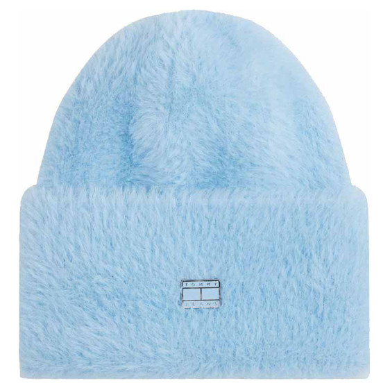 detail Tommy Hilfiger dámská čepice AW0AW17900 C1T Light Powdery Blue