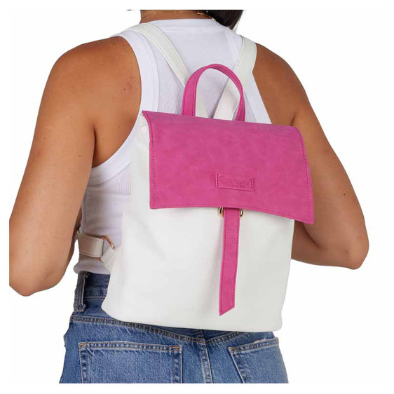 detail Remonte dámský batoh Q0526-80 weiss kombi