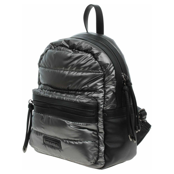 detail Marco Tozzi dámský batoh 2-61121-45 stříbrná