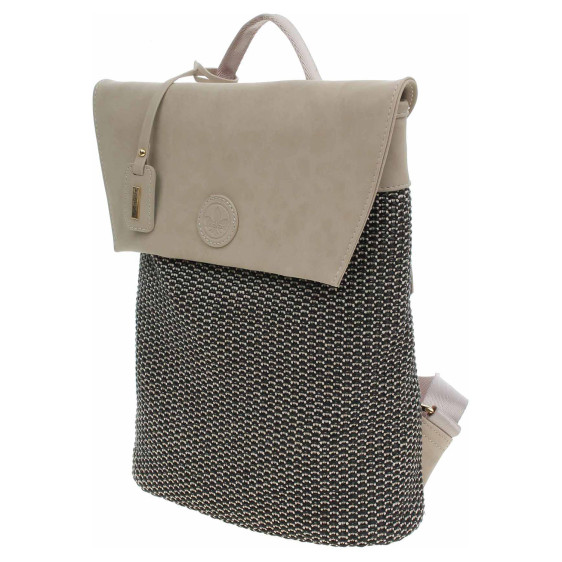 detail Rieker dámský batoh H1386-92 béžová - černá