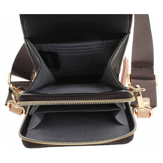 detail Bugatti dámská kabelka na mobil 49663602 dark brown