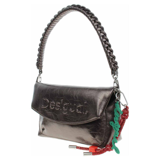 detail Desigual dámská kabelka 25WAXPAQ 9225 dark silver
