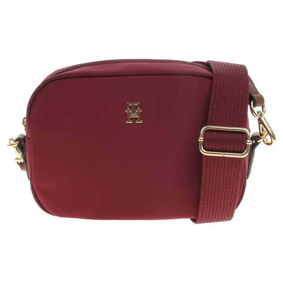 detail Tommy Hilfiger dámská kabelka AW0AW1770 VLP Deep Rouge