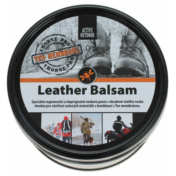 detail SIGAL Active Outdoor Leather Balsam černá - 250 g