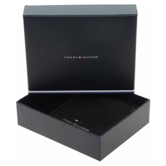 detail Tommy Hilfiger pánská peněženka AM0AM13296 BDS Black
