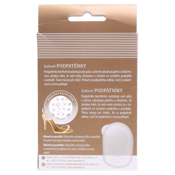detail Gelové podpatěnky