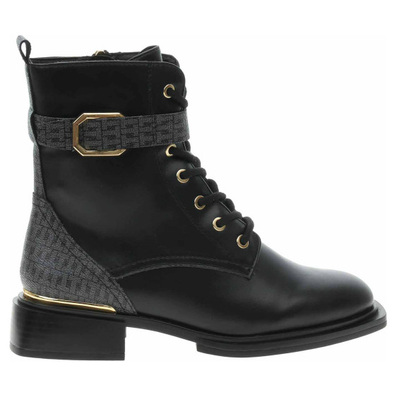 detail Dámska členkové topánky Tamaris 1-25125-39 black