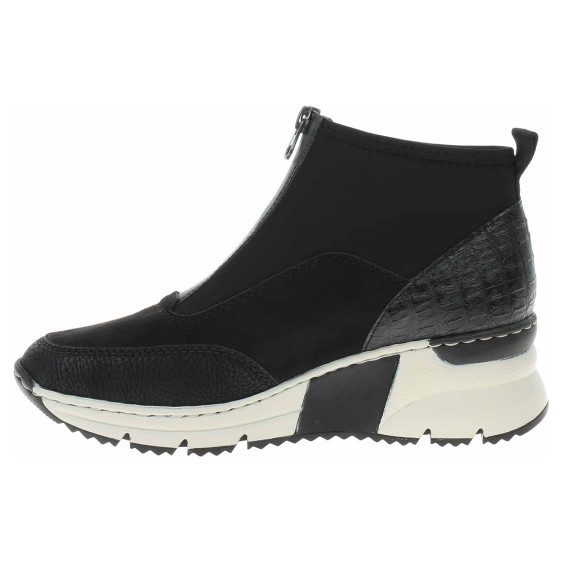 detail Dámska členkové topánky Rieker N6352-00 schwarz