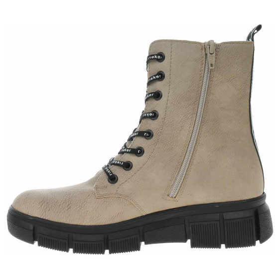 detail Dámska členkové topánky Rieker X3414-60 beige