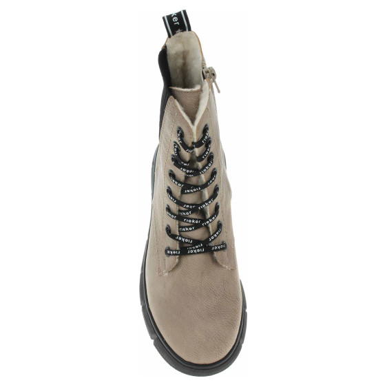 detail Dámska členkové topánky Rieker X3414-60 beige