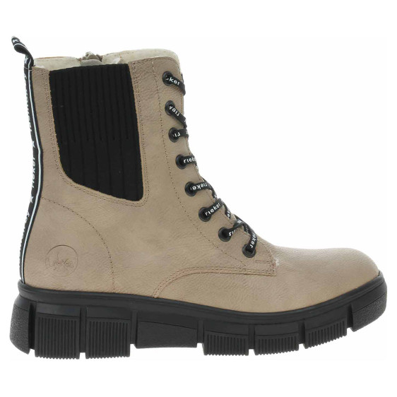 detail Dámska členkové topánky Rieker X3414-60 beige